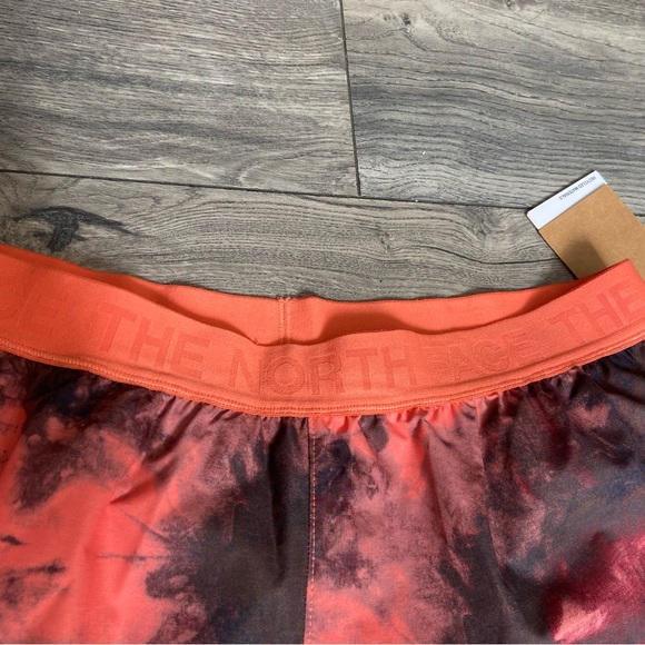 The North Face Printed Wander Short Size Large Coral Ice Dye Print NWT - Picture 5 of 14